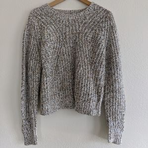 Banana Republic Chunky  Pointelle Cropped Sweater